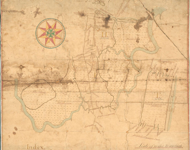 Middle Place Plantation Map 1855